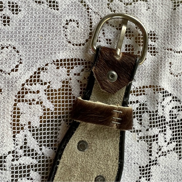 Argentinian Vintage Gaucho Cowhide Coin BeltSize 26/29” - Picture 4 of 6